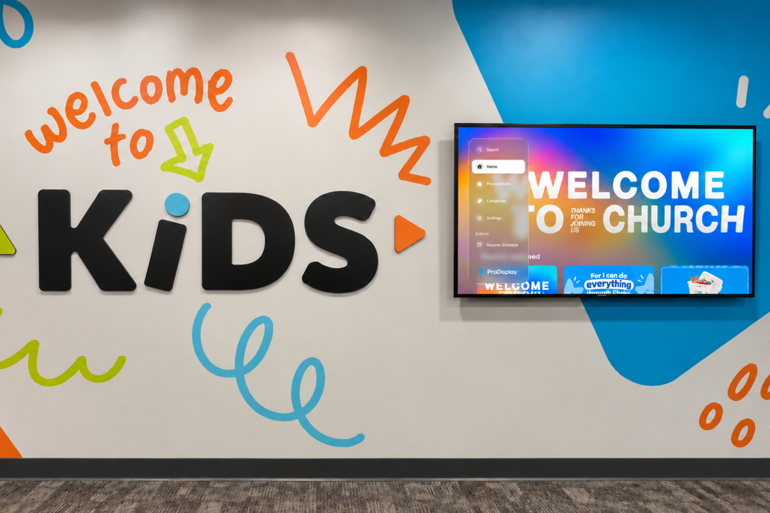 ProDisplay in a Kids Space